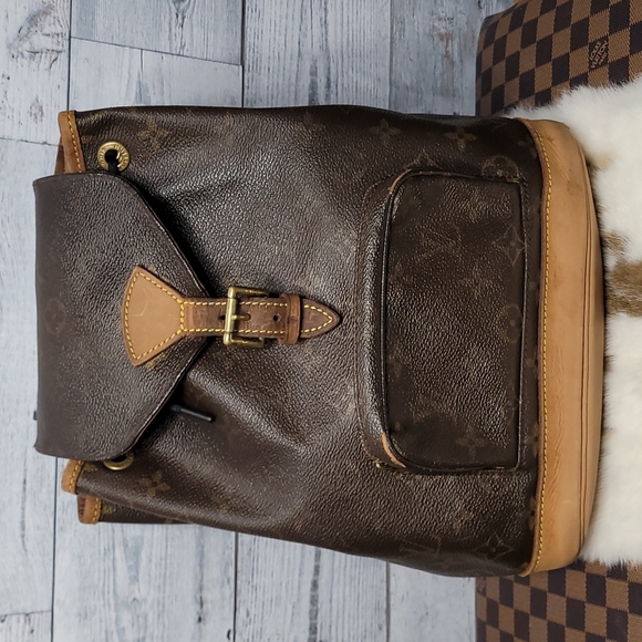 Louis Vuitton Handbags - Vintage Louis Vuitton Montsouris Backpack GM Brown Monogram Canvas